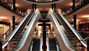 Image of escalators and stairs, , Shopping Center Guard in Southern Area, Allied Nationwide Security