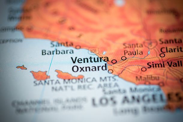 Image of a map of Ventura, Security Guard Companies in Ventura County, Allied Nationwide Security ,